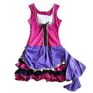 Leg Avenue Womens Gypsy Fortune Teller Sexy Halloween Costume Dress - Sz Jr. M/L